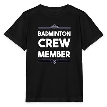 Badminton Crew - Stanley/Stella Kinder T-Shirt MINI CREATOR  - Schwarz - Vorne - Mikhail (115cm)