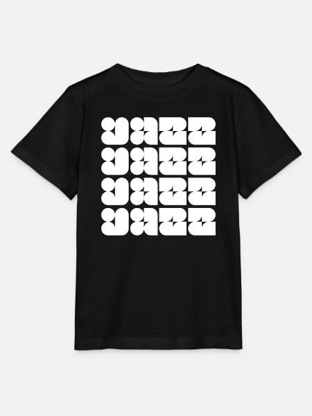 Logo der modernen Jazzmusik - Stanley/Stella Kinder T-Shirt MINI CREATOR - Schwarz