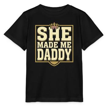 Geschenk Zum Ersten Vatertag Für Mädchen, Vater - Stanley/Stella Kinder T-Shirt MINI CREATOR  - Schwarz - Vorne - Mikhail (115cm)