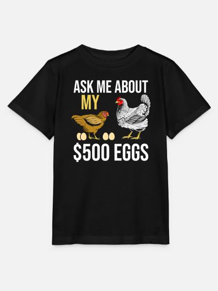 Farmer Rooster Flock Poultry Chicken - Stanley/Stella Kinder T-Shirt MINI CREATOR  - Schwarz