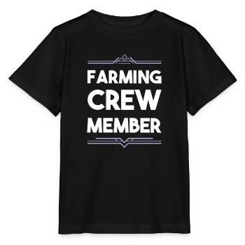 Farming Crew - Stanley/Stella Kinder T-Shirt MINI CREATOR  - Schwarz - Vorne - Mikhail (115cm)