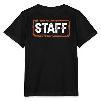 staff - Stanley/Stella Kinder T-Shirt MINI CREATOR  - Schwarz - Vorne - Mikhail (115cm)