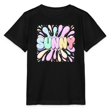 Bubble Burst SUNNY - Stanley/Stella MINI CREATOR Kids’ T-Shirt - black - Front - Mikhail (115cm)