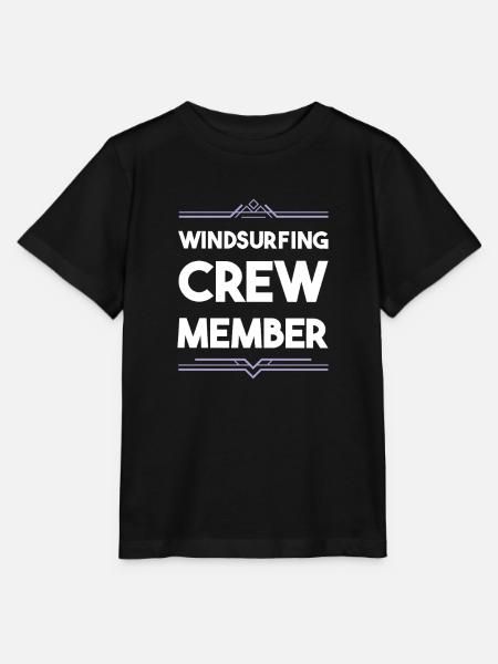 Windsurfing Crew - Stanley/Stella Kinder T-Shirt MINI CREATOR - Schwarz
