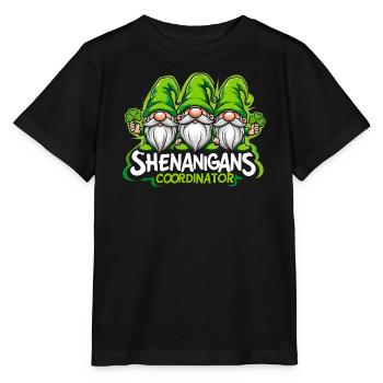 Shenanigans Koordinator Gartenzwerg - Stanley/Stella Kinder T-Shirt MINI CREATOR  - Schwarz - Vorne - Mikhail (115cm)