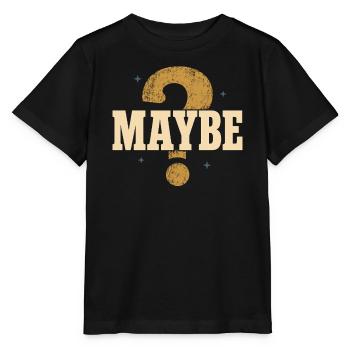 Agnostique mais fatigué drôle drôle d’agnostique cadeau - T-shirt bio MINI CREATOR Stanley/Stella Enfant - noir - Devant - Mikhail (115cm)