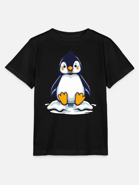 Pinguine Geschenk - Stanley/Stella Kinder T-Shirt MINI CREATOR  - Schwarz