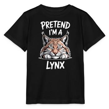 Lynx Dictions Lynx Drôle de cadeau de lynx - T-shirt bio MINI CREATOR Stanley/Stella Enfant - noir - Devant - Mikhail (115cm)