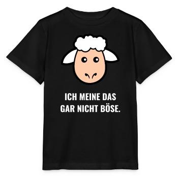 Lamm Cartoon Spruch Shirt - Stanley/Stella Kinder T-Shirt MINI CREATOR  - Schwarz - Vorne - Mikhail (115cm)