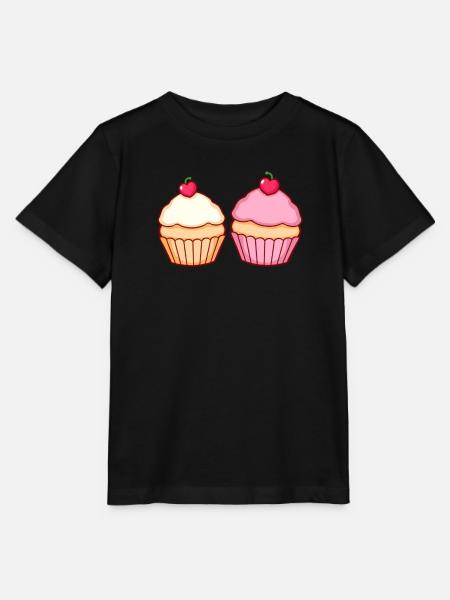 Cupcake Muffin Bäckerei Konditorei backen Geschenk - Stanley/Stella Kinder T-Shirt MINI CREATOR  - Schwarz