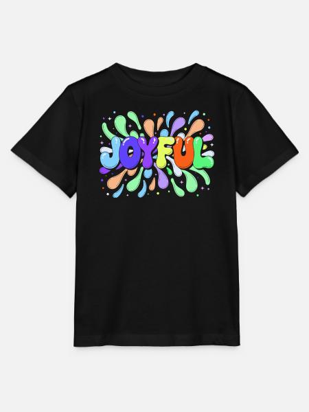 Glücklicher mehrfarbiger Tippfehler - Stanley/Stella Kinder T-Shirt MINI CREATOR  - Schwarz