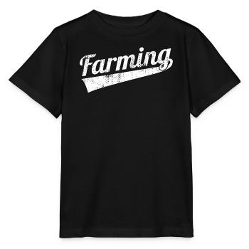 Farming - Stanley/Stella MINI CREATOR Kids’ T-Shirt - black - Front - Mikhail (115cm)
