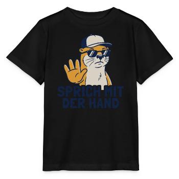 Cooler Spruch Lustiger Otter - Stanley/Stella Kinder T-Shirt MINI CREATOR  - Schwarz - Vorne - Mikhail (115cm)