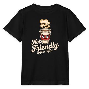 Not Friendly Introvert Antisocial Loner - Stanley/Stella MINI CREATOR Kids’ T-Shirt - black - Front - Mikhail (115cm)