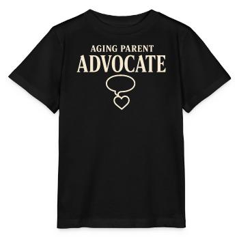 Prendre soin des personnes âgées, des parents, des aidants familiaux, - T-shirt bio MINI CREATOR Stanley/Stella Enfant - noir - Devant - Mikhail (115cm)