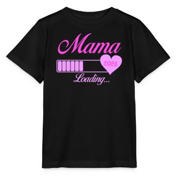 Mama 2026 Loading - Stanley/Stella Kinder T-Shirt MINI CREATOR  - Schwarz - Vorne - Mikhail (115cm)