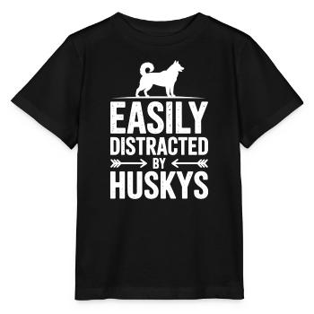 Paroles Husky, Cadeau Husky Drôle Husky - T-shirt bio MINI CREATOR Stanley/Stella Enfant - noir - Devant - Mikhail (115cm)