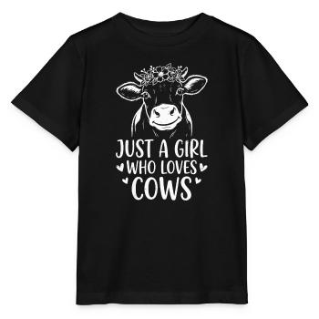 Cow Love Girls - T-shirt bio MINI CREATOR Stanley/Stella Enfant - noir - Devant - Mikhail (115cm)