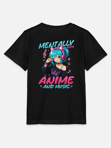 Anime and Music Chibi - Stanley/Stella Kinder T-Shirt MINI CREATOR - Schwarz