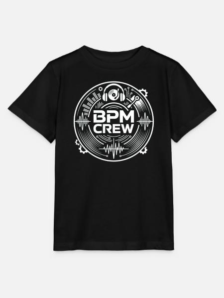 BPM Crew Soundwave - Stanley/Stella Kinder T-Shirt MINI CREATOR  - Schwarz