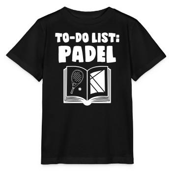 To_Do_List_Padel - Stanley/Stella Kinder T-Shirt MINI CREATOR  - Schwarz - Vorne - Mikhail (115cm)