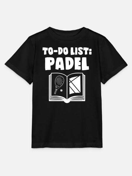 To_Do_List_Padel - Stanley/Stella Kinder T-Shirt MINI CREATOR  - Schwarz