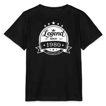 Legend depuis 1980 - Édition limitée - T-shirt bio MINI CREATOR Stanley/Stella Enfant - noir - Devant - Mikhail (115cm)