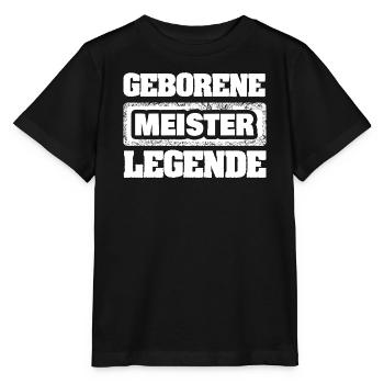 Meister als Legende - Stanley/Stella Kinder T-Shirt MINI CREATOR  - Schwarz - Vorne - Mikhail (115cm)