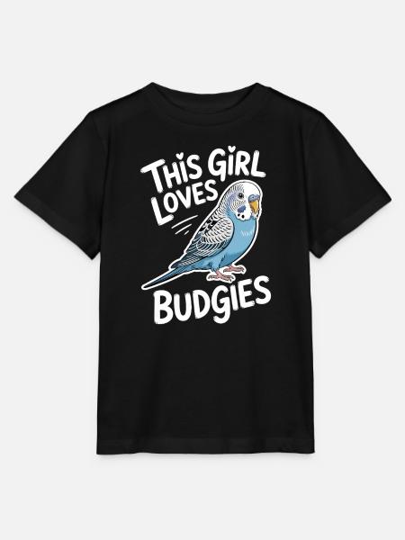 Wellensittich Sprüche Witz Wellensittich Geschenk - Stanley/Stella Kinder T-Shirt MINI CREATOR - Schwarz