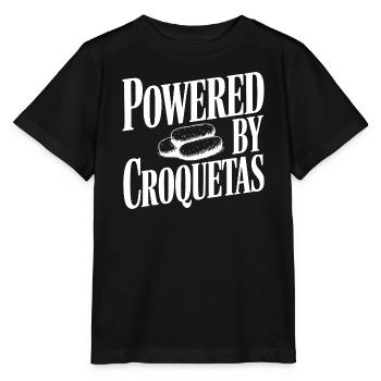Propulsé par Croquetas - T-shirt bio MINI CREATOR Stanley/Stella Enfant - noir - Devant - Mikhail (115cm)