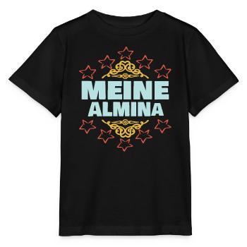 Almina - Stanley/Stella Kinder T-Shirt MINI CREATOR  - Schwarz - Vorne - Mikhail (115cm)