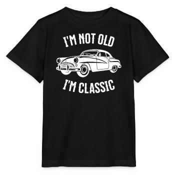 Je ne suis pas un vieux, je suis un classique - T-shirt bio MINI CREATOR Stanley/Stella Enfant - noir - Devant - Mikhail (115cm)