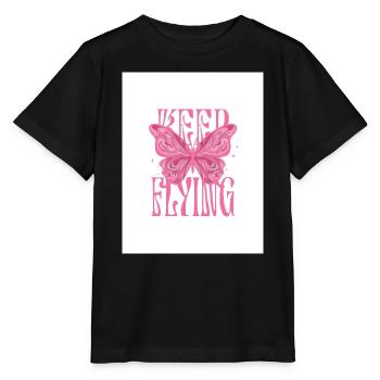 T-Shirt Girl Pink  - T-shirt bio MINI CREATOR Stanley/Stella Enfant - noir - Devant - Mikhail (115cm)
