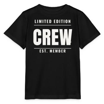 Crew Limited Edition Badge Est Team Staff Event - Stanley/Stella MINI CREATOR Kids’ T-Shirt - black - Front - Mikhail (115cm)