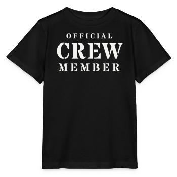 Sécurité officielle de l’équipe Stencil Event - T-shirt bio MINI CREATOR Stanley/Stella Enfant - noir - Devant - Mikhail (115cm)