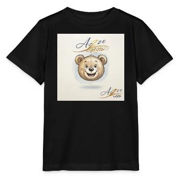 Bear Smile - Stanley/Stella MINI CREATOR Kids’ T-Shirt - black - Front - Mikhail (115cm)