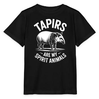 Dictons de tapir Tapir Drôle de cadeau de tapir - T-shirt bio MINI CREATOR Stanley/Stella Enfant - noir - Devant - Mikhail (115cm)