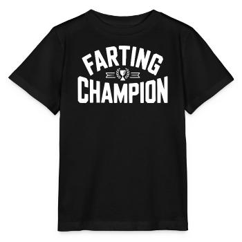 Champion des pets - T-shirt bio MINI CREATOR Stanley/Stella Enfant - noir - Devant - Mikhail (115cm)