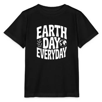 Tag der Erde jeden Tag - Stanley/Stella Kinder T-Shirt MINI CREATOR  - Schwarz - Vorne - Mikhail (115cm)