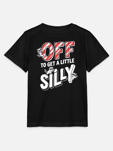 Off To Get A Little Silly - Stanley/Stella Kinder T-Shirt MINI CREATOR  - Schwarz