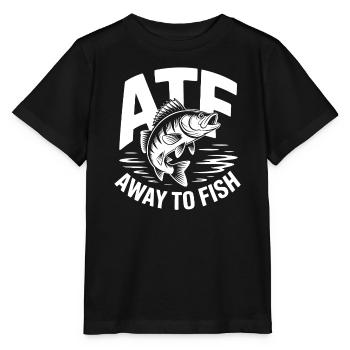 ATF – Away To Fish - Stanley/Stella MINI CREATOR Kids’ T-Shirt - black - Front - Mikhail (115cm)