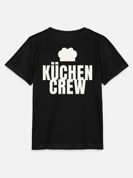 Kuechen Crew Koch Gastro Restaurant Kochmütze - Stanley/Stella Kinder T-Shirt MINI CREATOR - Schwarz