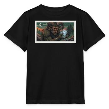 Bête au cœur gelé - T-shirt bio MINI CREATOR Stanley/Stella Enfant - noir - Devant - Mikhail (115cm)