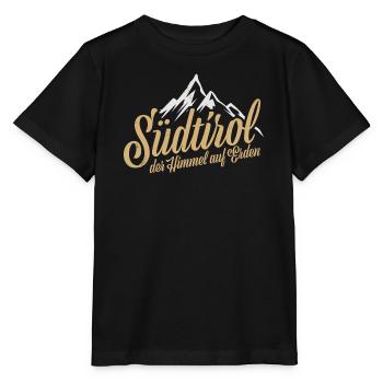 Südtirol, der Himmel auf Erden - Stanley/Stella Kinder T-Shirt MINI CREATOR  - Schwarz - Vorne - Mikhail (115cm)