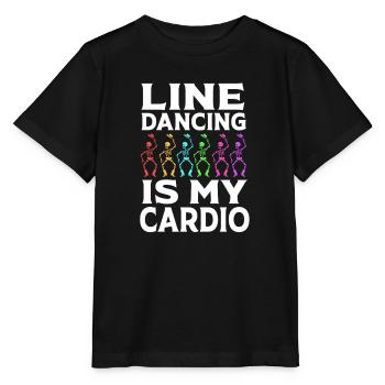 Danse en ligne - T-shirt bio MINI CREATOR Stanley/Stella Enfant - noir - Devant - Mikhail (115cm)
