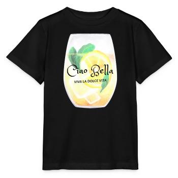 Ciao Bella Citrus Glow - Stanley/Stella MINI CREATOR Kids’ T-Shirt - black - Front - Mikhail (115cm)