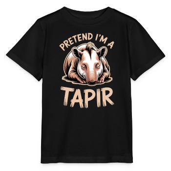 Dictons de tapir Tapir Drôle de cadeau de tapir - T-shirt bio MINI CREATOR Stanley/Stella Enfant - noir - Devant - Mikhail (115cm)