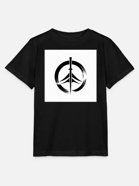Japan Zen Kreis - Stanley/Stella Kinder T-Shirt MINI CREATOR  - Schwarz