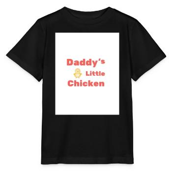 La petite poule de papa - T-shirt bio MINI CREATOR Stanley/Stella Enfant - noir - Devant - Mikhail (115cm)
