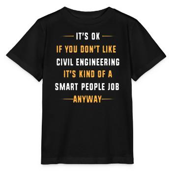 Bau Ingenieur Baustelle Bauarbeiter - Stanley/Stella Kinder T-Shirt MINI CREATOR  - Schwarz - Vorne - Mikhail (115cm)